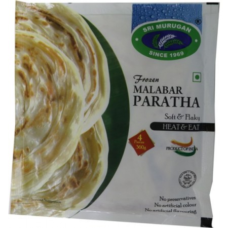 **SM FROZEN MALABAR PARATHA-4PCS